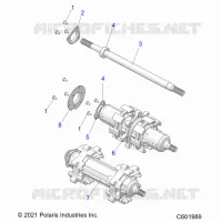 DRIVE TRAIN, JACKSHAFT AND DRIVE SHAFT