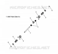 DRIVE TRAIN, MAIN GEARCASE SHIFT FORKS