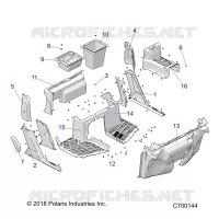 FRONT FLOOR & ROCKERS- R20RSU99AA/AX/A9/AP (C700144)