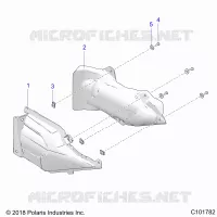 BODY, EXHAUST COVER SHIELD