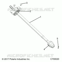 DRIVE TRAIN, FRONT PROP SHAFT
