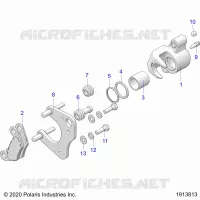 BRAKES, BRAKE FRONT BRAKE CALIPER