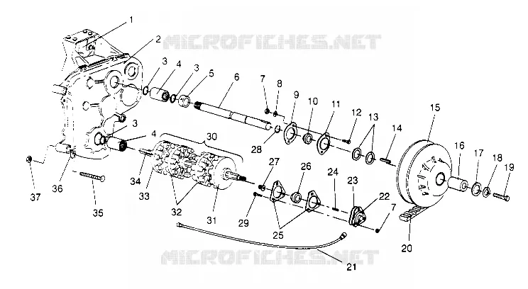 DRIVE SHAFT ASSEMBLY WIDETRAK LX 0952064 AND  EUROPEAN WIDETRAK LX E952064 (4928942894B008)