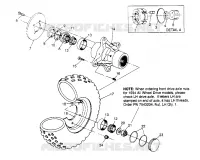 FRONT WHEEL ASSEMBLY SPORTSMAN 4X4 W948040 (4926842684B005)