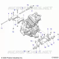 ENGINE, MOUNTING