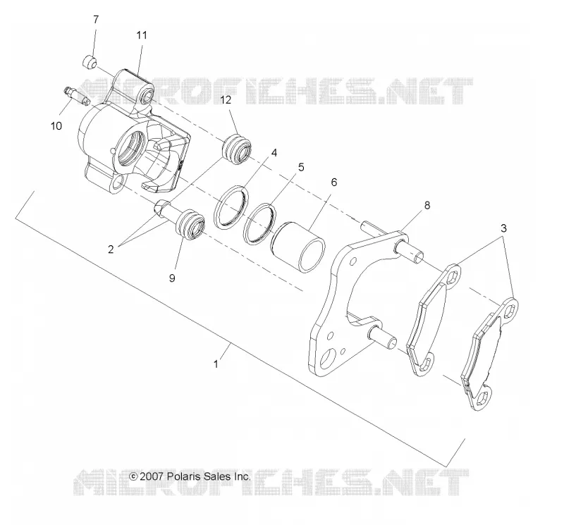 BRAKES, BRAKE FRONT BRAKE CALIPER