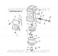 ENGINE, CARBURETOR, LOWER