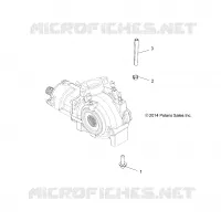 DRIVE TRAIN, GEARCASE MOUNTING, FRONT
