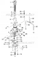 CARBURETOR 600 XCR 0985677 (4943164316D001)