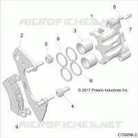 FRONT BRAKE CALIPER