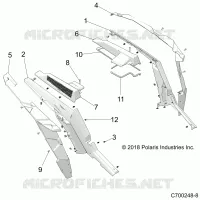 REAR FENDERS AND BEZELS- Z19VFE99AD/BD/AK/BK/AN/BN/LD/K99AD/BD/AK/BK/AN/BN/LK/LE/L99AC/BC/M99AL (C700248-8)
