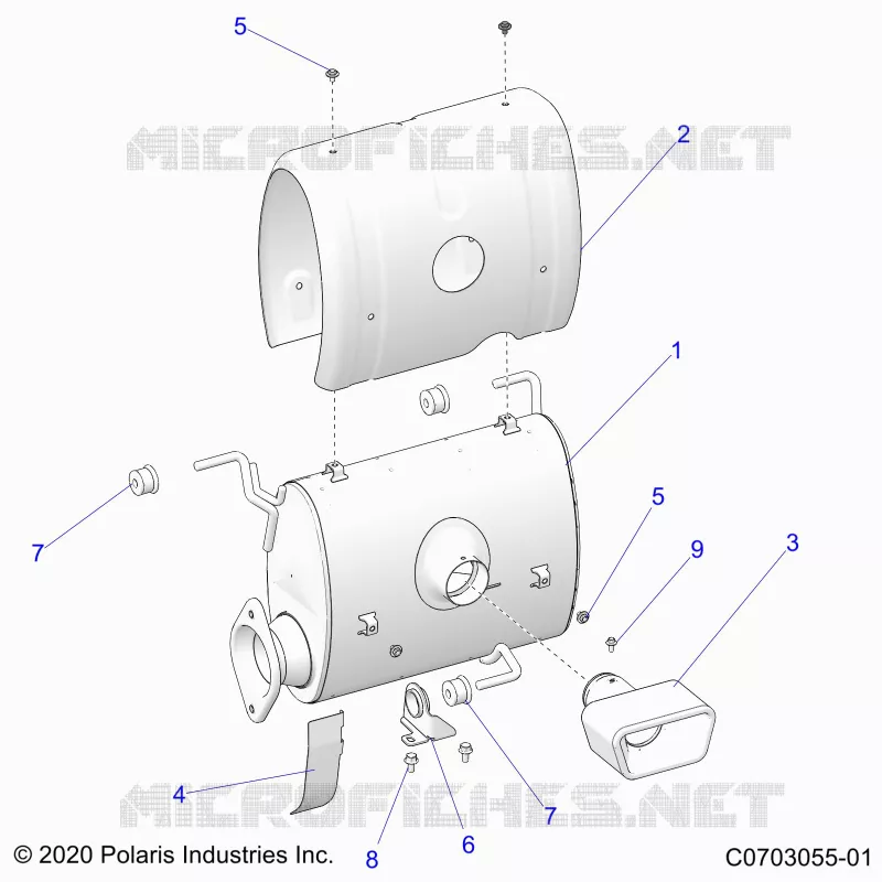 ENGINE, EXHAUST SYSTEM, SILENCER AND RELATED