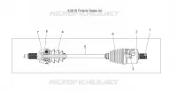 DRIVE TRAIN, DRIVE SHAFT, FRONT