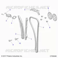 CAM CHAIN AND TENSIONER