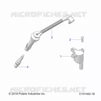 ELECTRICAL, IGNITION COIL, WIRE AND SPARK PLUG