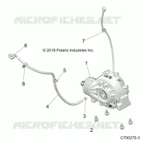 DRIVE TRAIN, FRONT GEARCASE MOUNTING
