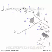 FUEL TANK EVAP, CANISTER AND LINES