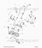FUEL SYSTEM, RAIL, LINES AND THROTTLE BODY