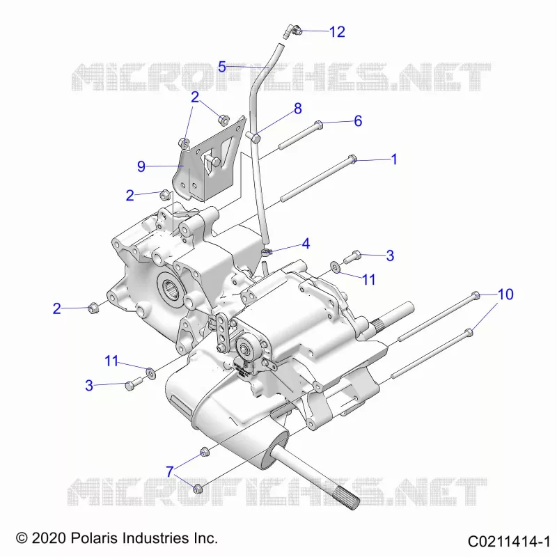 DRIVE TRAIN, MAIN GEARCASE MOUNTING