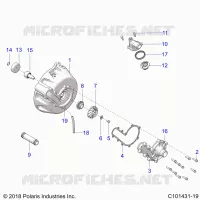 ENGINE, COOLING SYSTEM AND WATER PUMP