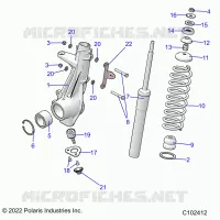SUSPENSION, FRONT STRUT 