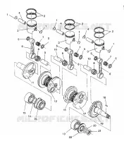 PISTON   CRANKSHAFT RXL / 0930768 AND RXL SKS / 0930568 (4922992299032A)