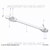 DRIVE TRAIN, FRONT PROP SHAFT