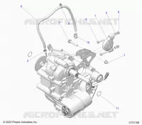 DRIVE TRAIN, MAIN GEARCASE MOUNTING