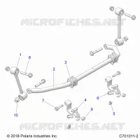 SUSPENSION, FRONT STABILIZER BAR- Z22NAE99FK/NK (C701011-2)