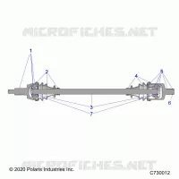 DRIVE TRAIN, FRONT HALF SHAFT