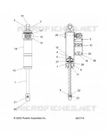 SUSPENSION, REAR SHOCK TRACK