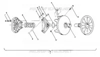 DRIVE CLUTCH STAR, SPRINT AND SPRINT E/S (4912721272008A)