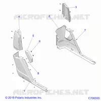 REAR BODYWORK FENDERS