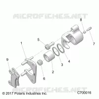 BRAKES, REAR CALIPER