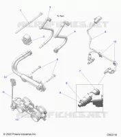 FUEL SYSTEM, RAIL, LINES AND THROTTLE BODY