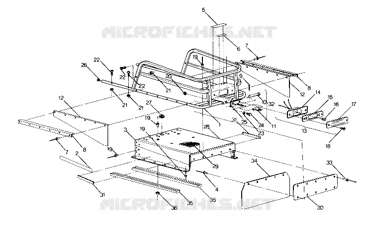 RACK   TUNNEL EXTENSION SUPERTRAK UPDATED 10/88 (4915871587019A)
