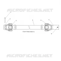 DRIVE TRAIN, FRONT PROP SHAFT