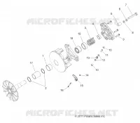 DRIVE TRAIN, PRIMARY CLUTCH