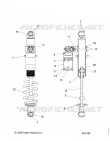 SUSPENSION, REAR SHOCK TRACK, VELOCITY