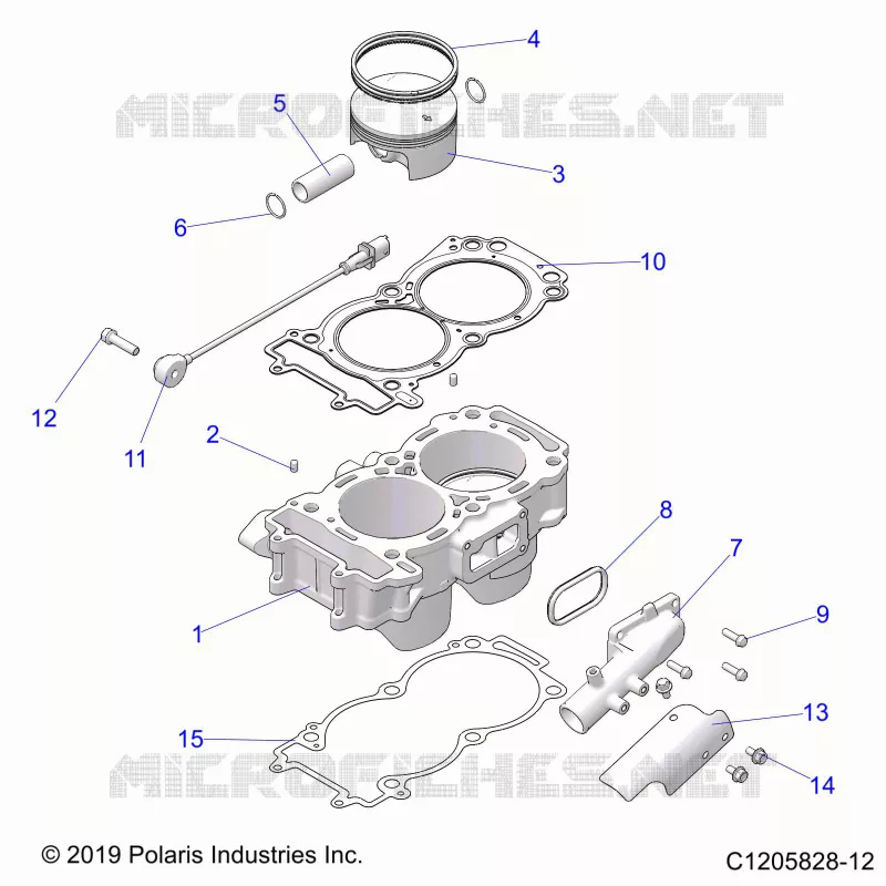 CYLINDER AND PISTON