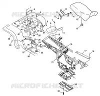 REAR CAB   SEAT XPLORER 300 W98CC28C (4945264526A005)