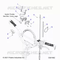 ENGINE, THROTTLE CONTROL ASM.