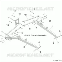 REAR SUSPENSION CONTROL ARMS