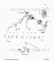 ELECTRICAL, WIRE HARNESS,CHASSIS/FUSE BLOCK, ENGINE