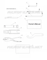REFERENCES, TOOL KIT AND OWNERS MANUALS