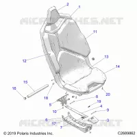 SEAT ASM.- Z22G4E92AJ/BJ/G4K92AP/BP/G4V92AP/BP (C2689862)