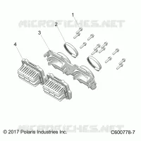 ENGINE, REED VALVE AND THROTTLE BODY ADAPTOR