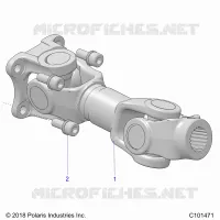 DRIVE TRAIN, PROP REAR SHAFT