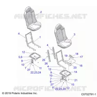 SEAT ASM. AND SLIDER