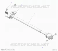 DRIVE TRAIN, FRONT PROP SHAFT